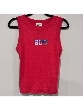 Where I’m From Boston Red Sleeveless Crop Top XL